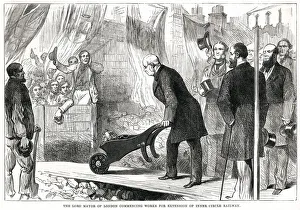 Underground railway construction, Lord Mayor of London 1881 Underground railway construction, Lord Mayor of London 1881