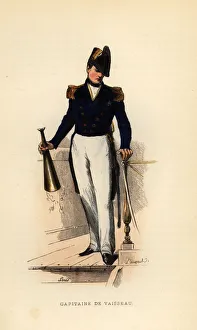 Uniform of a ship's captain, French Navy, 1844 Uniform of a ship's captain, French Navy, 1844