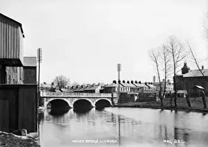 Early 1900s Irish Landscapes Prints: Union Bridge, Lisburn