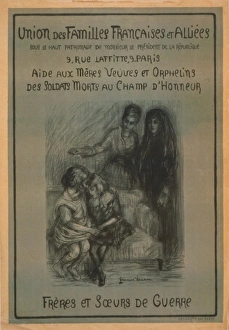 Union des familles Francaises et Alliees. Aide aux meres veu Union des familles Francaises et Alliees. Aide aux meres veu