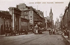 Union Street and Facade, Aberdeen, Scotland Union Street and Facade, Aberdeen, Scotland