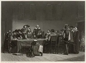 Netherlands Prints: Union of Utrecht Print: Formation of the Dutch Republic 1579