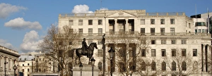 United KIngdom. London. Trafalgar Square and the statue of K United KIngdom. London. Trafalgar Square and the statue of K