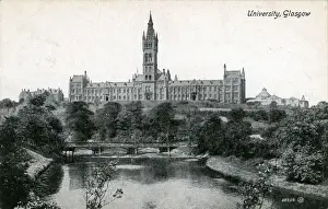 The University, Glasgow, Strathclyde Print, Scotland 1910s