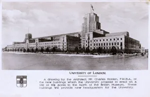 University of London - Plans of the new buildings - Holden University of London - Plans of the new buildings - Holden