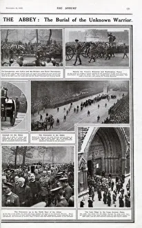 Unknown Warrior procession going to Westminster Abbey 1920 Unknown Warrior procession going to Westminster Abbey 1920