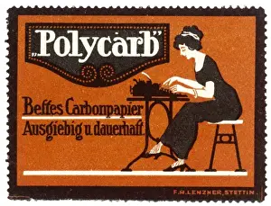 Vintage Office Supplies Prints: Using Carbon Paper