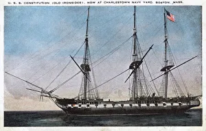 USS Constitution, Old Ironsides, US frigate USS Constitution, Old Ironsides, US frigate