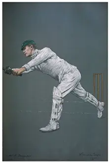 Historical Cricket Images Prints: V T Trumper - Cricketer