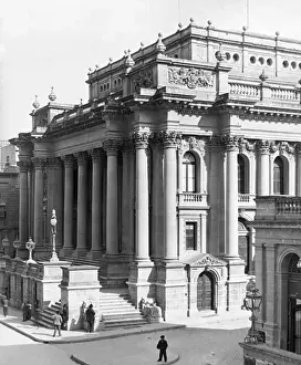 Prints of Valetta, Malta - The Opera House. Date: circa 1904 Opera Prints: Circa 1904 Print of Valetta's Opera House, Malta