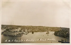Valletta, Malta - HMS Egmont and Dockyard Creek Valletta, Malta - HMS Egmont and Dockyard Creek