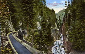 Vancouver, Canada - Capilano Canyon and Flume Vancouver, Canada - Capilano Canyon and Flume