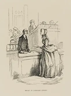 19th Century Illustration Style Prints: Vanity Fair / Becky