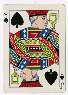 1895 Vanity Fair Transformation Print - Jack of Spades