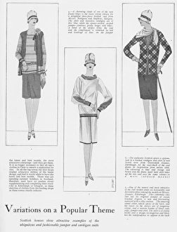 Variations on a Popular Theme - Scottish fashions, 1927 Variations on a Popular Theme - Scottish fashions, 1927