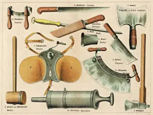 Butchery Tools Print