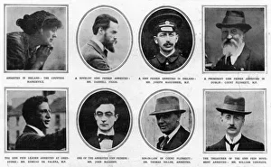 Various Sinn Feiners arrested over an alleged German plot Various Sinn Feiners arrested over an alleged German plot