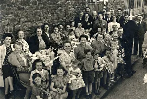A VE Day party in Pontardulais, Glamorgan, a strict methodist community A VE Day party in Pontardulais, Glamorgan, a strict methodist community