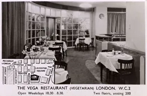 The Vega (Vegetarian) Restaurant, London WC2 The Vega (Vegetarian) Restaurant, London WC2
