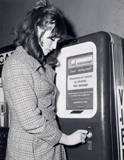 Vending Machine Print - Vibrating Foot Massage Offer