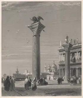 Venice Piazza San Marco Prints: Venice / St Mark Columns