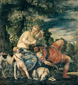 Paolo Veronese Art Prints: Venus and Adonis