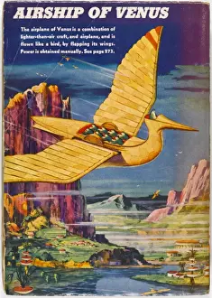 Venus Airship Print, 1942