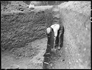 Roman Britain Archaeology Prints: Verulamium Excavations