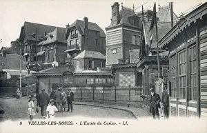 Veules-les-Roses - Entry to the Casino Veules-les-Roses - Entry to the Casino