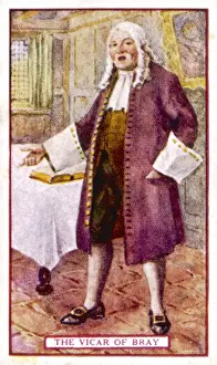 18th Century History Prints: Vicar of Bray 1734