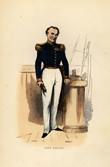 Vice admiral in the French Navy, 1844 Vice admiral in the French Navy, 1844