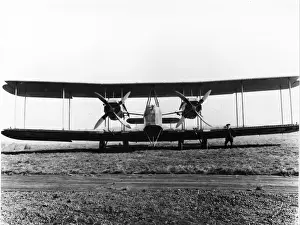 World War One Airplane Prints: Vickers Vimy bomber, fourth prototype