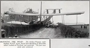 Vickers Virginia night bombing RAF plane bound from Hawkinge to Boscombe Vickers Virginia night bombing RAF plane bound from Hawkinge to Boscombe