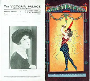 1927 Victoria Palace Theatre Playbill Print - Ann Penn
