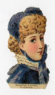 Victorian scrap - Wanted loving husband Victorian scrap - Wanted loving husband