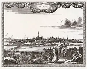 Vienna Cityscape Prints: Vienna / Distant C1700