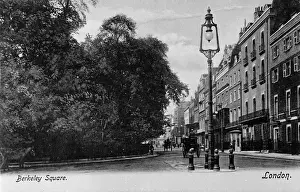 London Street Scenes 1900s Prints: View of Berkeley Square, London