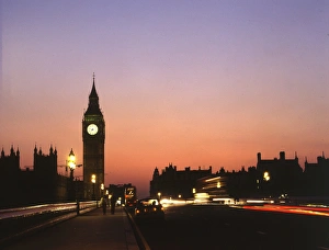 View of Big Ben and Westminster Bridge, London View of Big Ben and Westminster Bridge, London