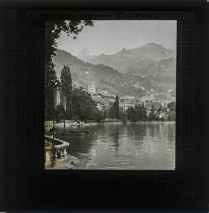 View of Clarens, Lake Geneva, Switzerland View of Clarens, Lake Geneva, Switzerland