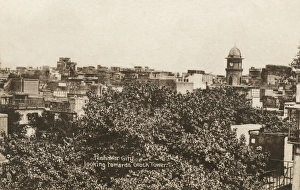 View toward the clock tower - Peshawar, Pakistan View toward the clock tower - Peshawar, Pakistan