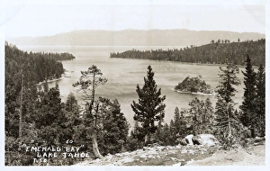 View of Emerald Bay, Lake Tahoe, California, USA View of Emerald Bay, Lake Tahoe, California, USA