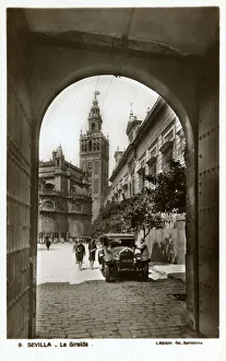 View of the Giralda belltower, Seville, Spain View of the Giralda belltower, Seville, Spain