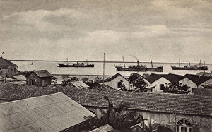 View of the harbour, Beira, Mozambique, East Africa View of the harbour, Beira, Mozambique, East Africa