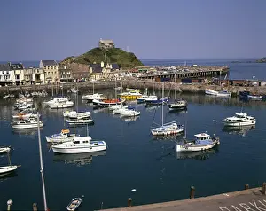 Ilfracombe Harbour Print, Devon, circa 1960s