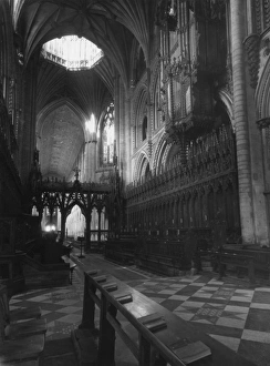 View of interior, Wells Cathedral, Somerset View of interior, Wells Cathedral, Somerset