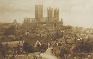 View of Lincoln Cathedral from the North West View of Lincoln Cathedral from the North West