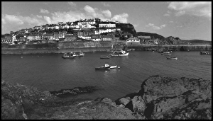 View of Mevagissey harbour, Cornwall View of Mevagissey harbour, Cornwall