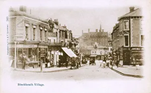 View down Montpelier Vale, Blackheath Village, London View down Montpelier Vale, Blackheath Village, London