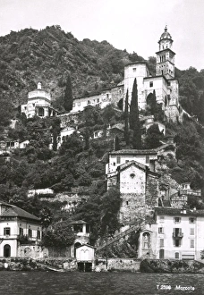 View of Morcote on Lake Lugano, Switzerland View of Morcote on Lake Lugano, Switzerland