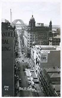 A view down Pitt Street, Sydney, Australia A view down Pitt Street, Sydney, Australia